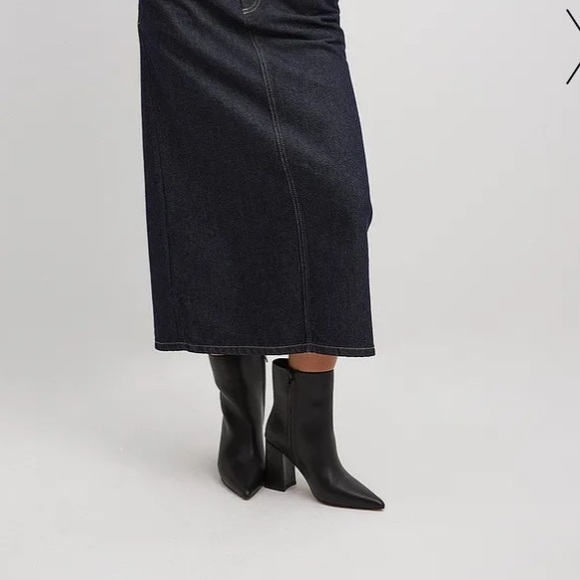 NA-KD Ankle Leather Boots - Picture 7 of 8